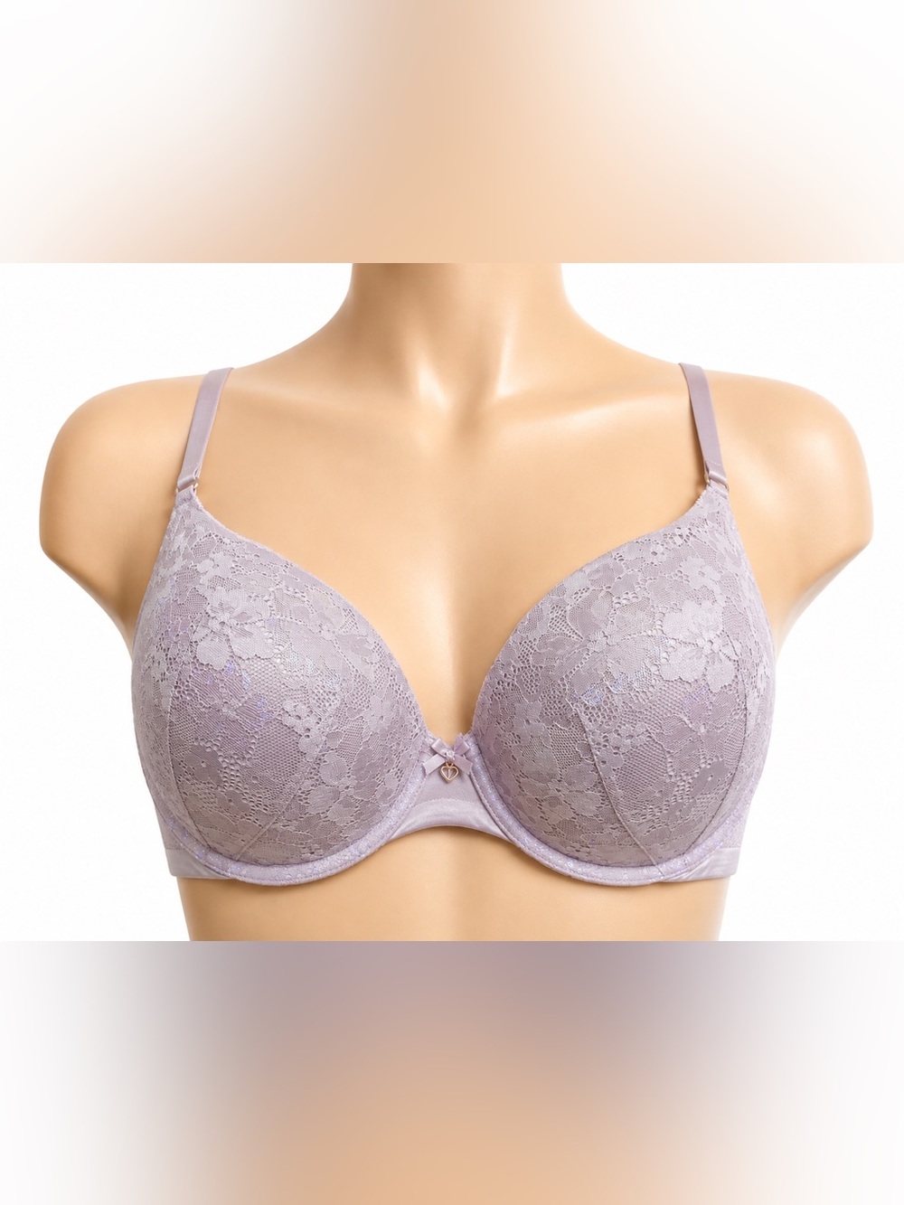 Victoria’s Secret Body by Victoria Perfect Shape Bra 34DDD Periwinkle Lace NWOT